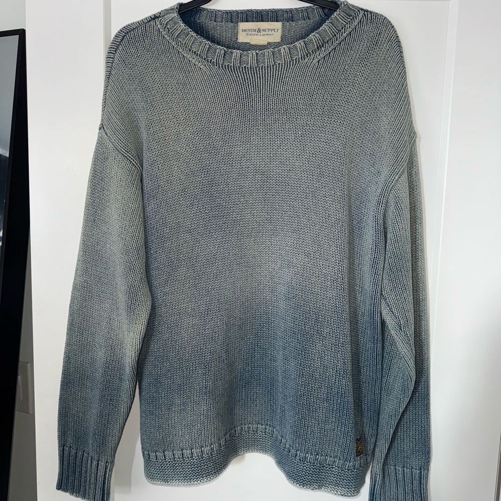 Denim & Supply Ralph Lauren Gray Crewneck Sweater